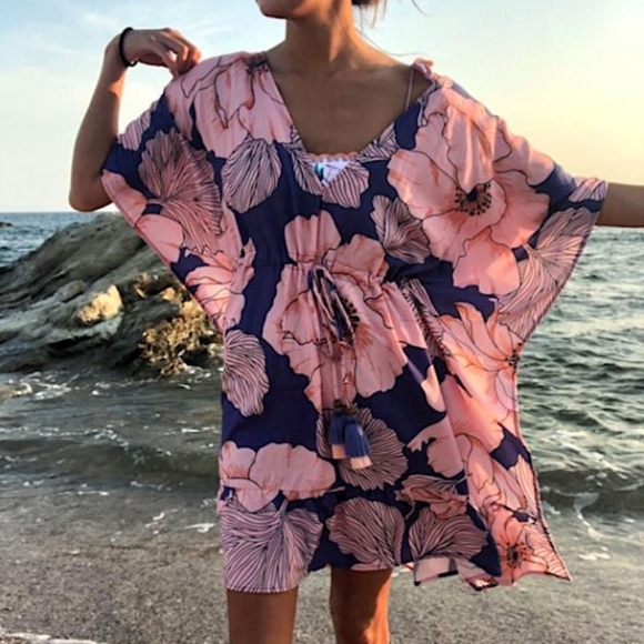 Maaji Swim Twinkling Lights Kaftan Cover-Up M - Picture 4 of 12